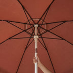 Terracotta Scalloped Edge Patio Umbrella