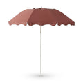Terracotta Scalloped Edge Patio Umbrella